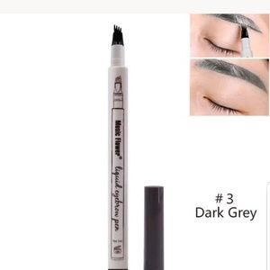 Tattoo eyebrow fork tip pen